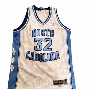 Nike North Carolina Jersey - White and Blue